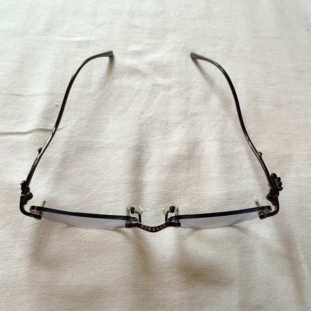 Brand-new Judith Lieber Jeweled Titanium Eyeglasses Handmade in Japan